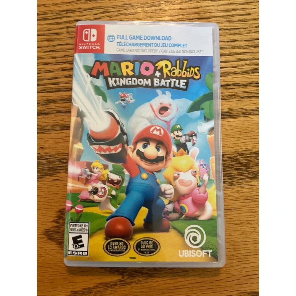Mario + Rabbids Kingdom Battle Nintendo Switch Case and Insert Artwork Only